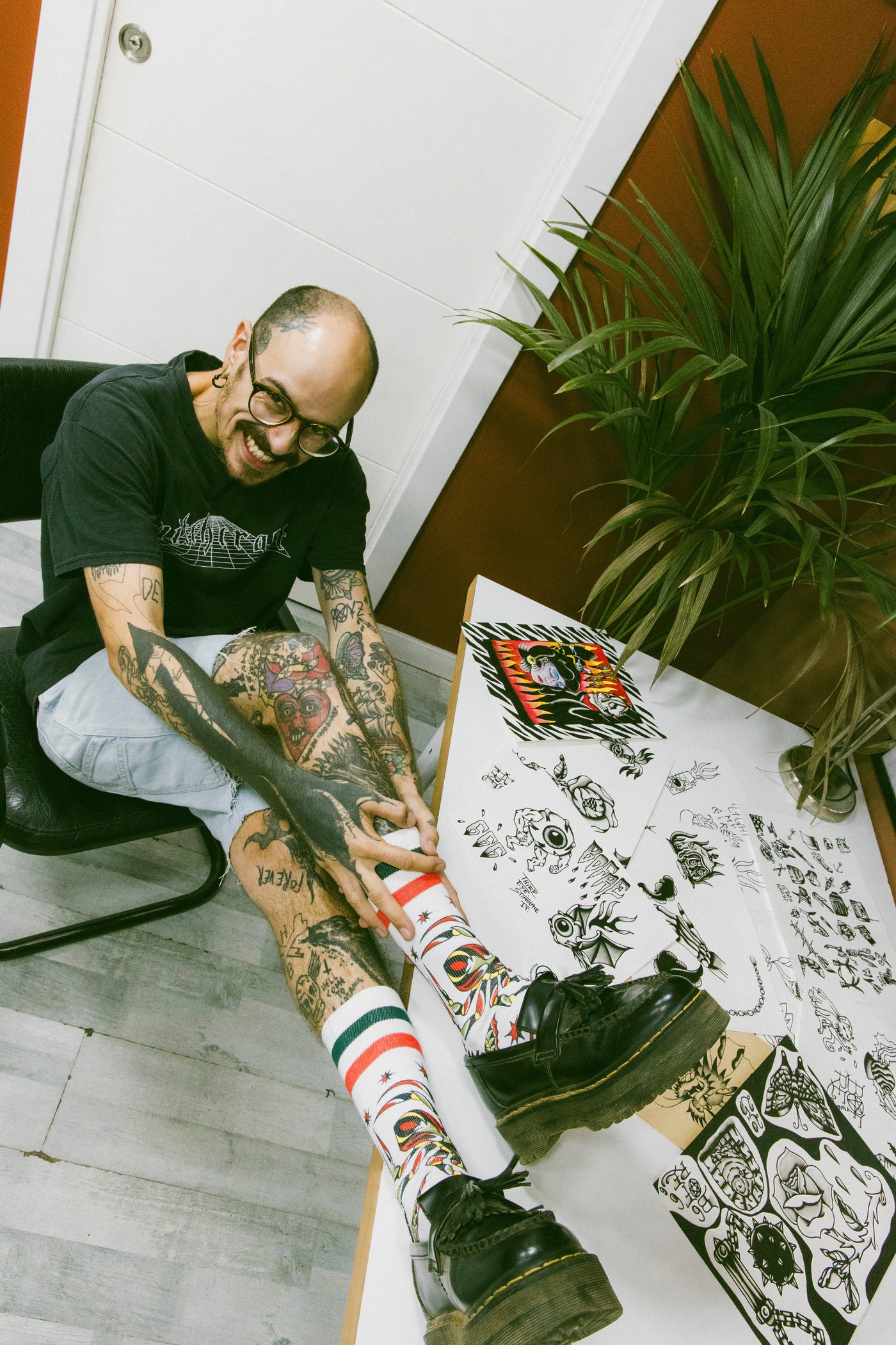 Ink Meets Socks: A Barcelona collab