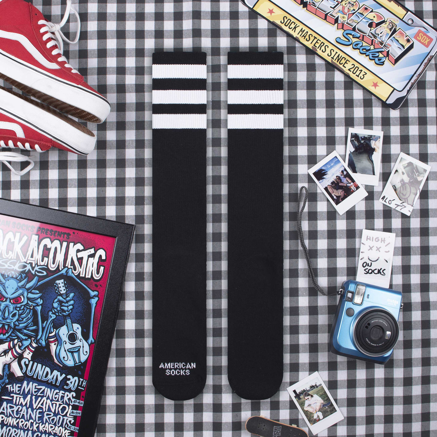 Back in Black - Knee High - AmericanSocks