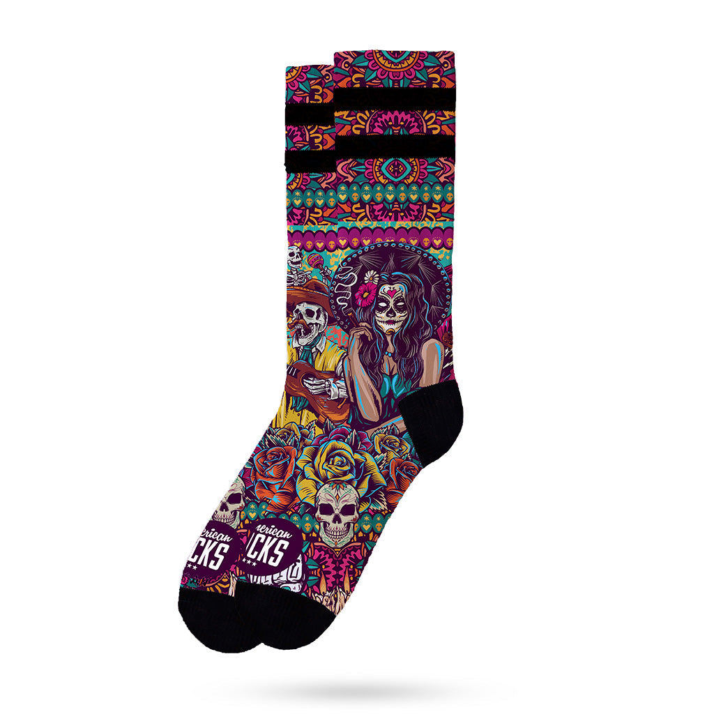 Día de los muertos - Mid High - AmericanSocks