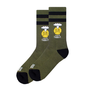 Over Thinker Mid High Socks by American Socks