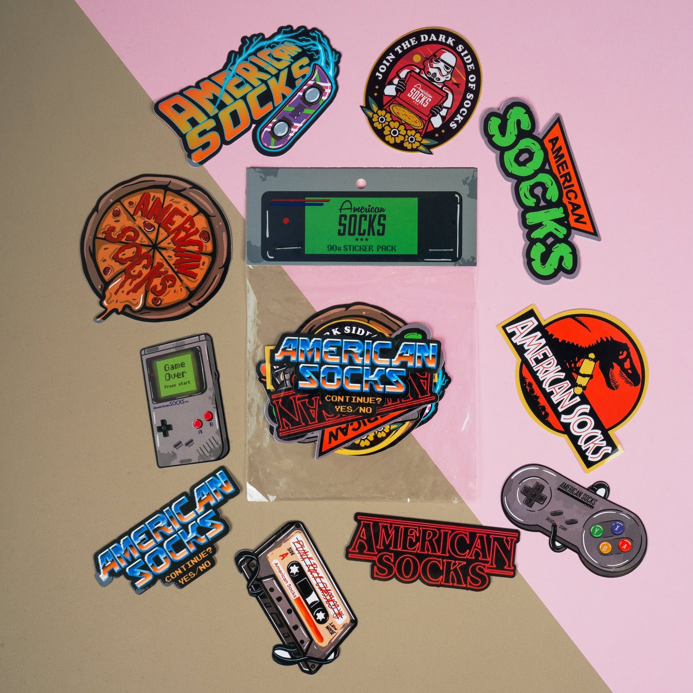 90年代 - ステッカーパック