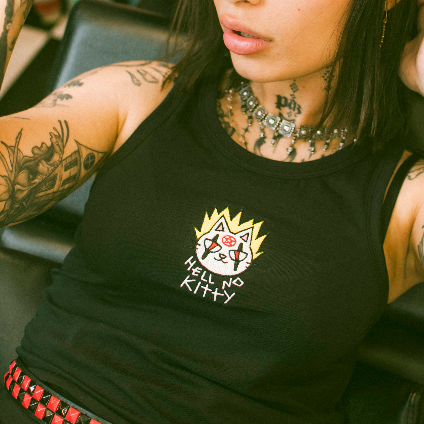 Hell no Kitty - Crop Top